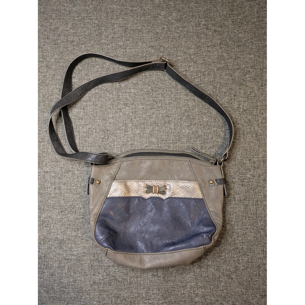 Vintage MARIPOSA The Sak Faux Leather Hobo Shoulder Bag Zip Up Purse Multicolor